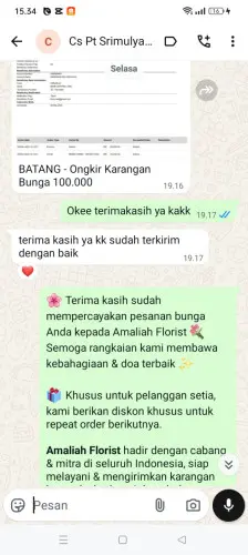 Testimonial Papan Bunga bukit sari