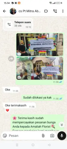 Testimonial Papan Bunga bukit sari