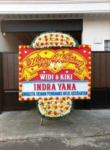 Papan Bunga Pernikahan bukit sari